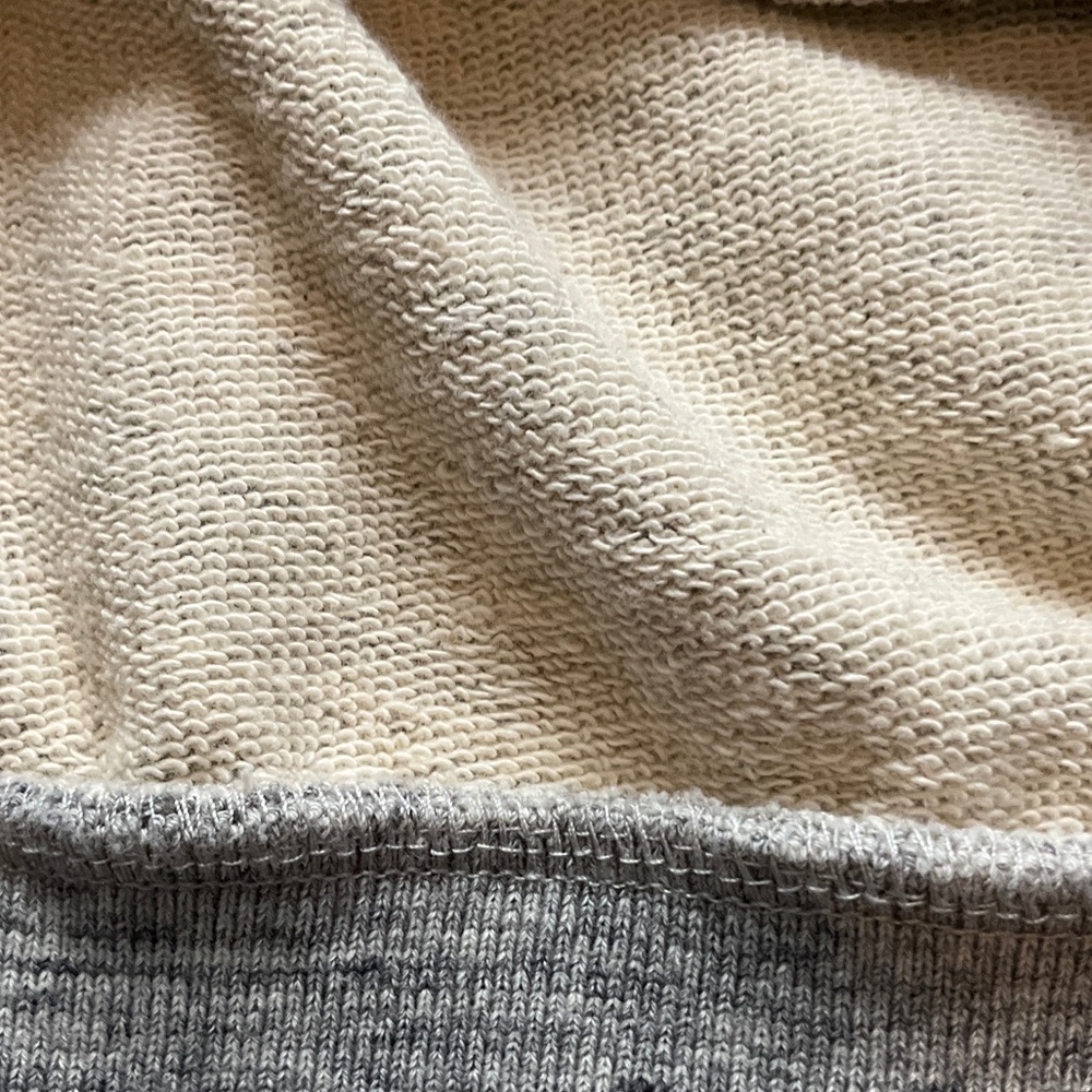 Scotch & Soda Light Heather Gray Pullover Hoodie with Patterned Lining Men’s L - Picture 11 of 16